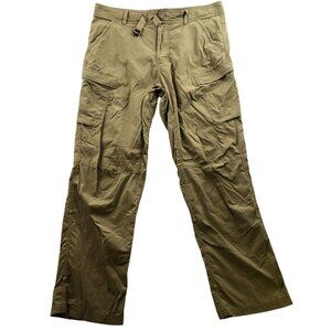 REI Co-Op Men Cargo Pants Size 34x30 Relaxed Outdoors Hiking Utility Tan Classic